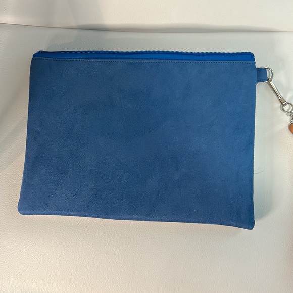 OOAK Agave Girl Mexican artisan butterfly flower embroidered clutch / wristlet - Picture 3 of 3